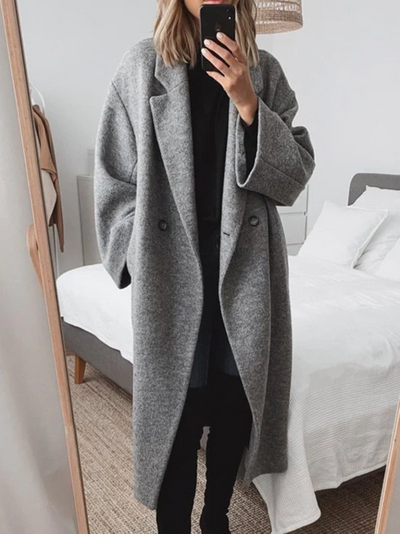 Cordelia™ - Elegantiškas ir patogus ilgas paltas