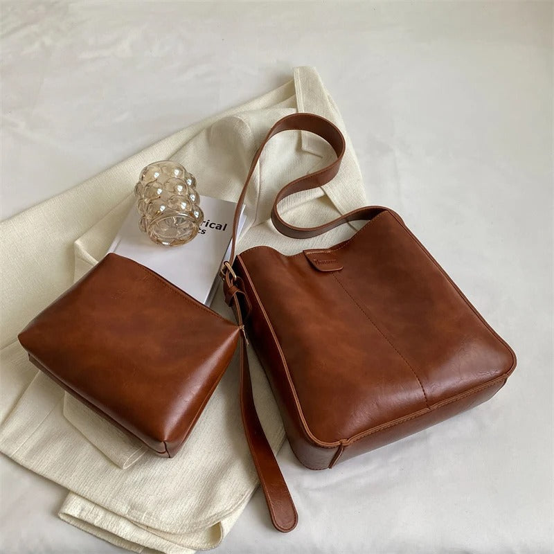 CAMILLA™ | Elegantiška per petį nešiojama rankinė su praktiška kišenėle