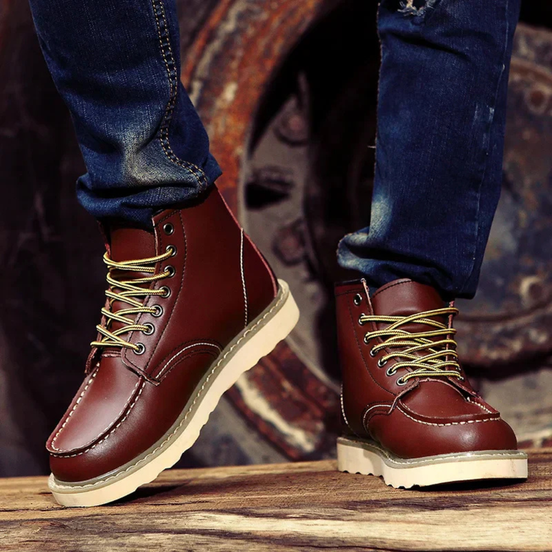Cole™ | Klasikiniai vintage odiniai auliniai batai unikaliam stiliui