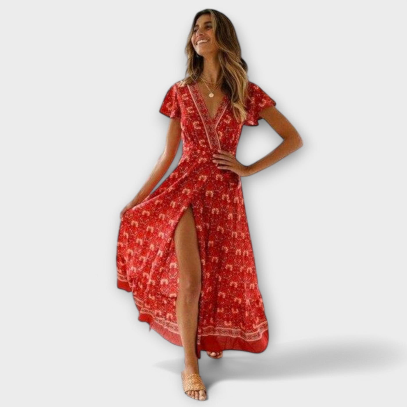 Briony - Nuostabūs boho midi suknelė kiekvienai progai